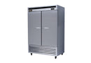 Kool-It Signature KBSF-2 54" Bottom Mount Double Solid Door Reach-In Freezer