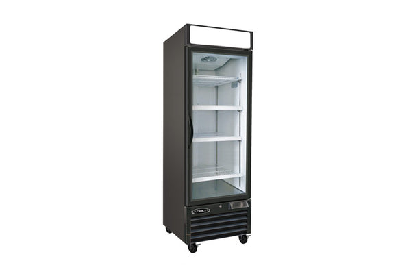 Kool-It KGF-23 27" Wide Single Swing Glass Door Display Freezer Merchandizer