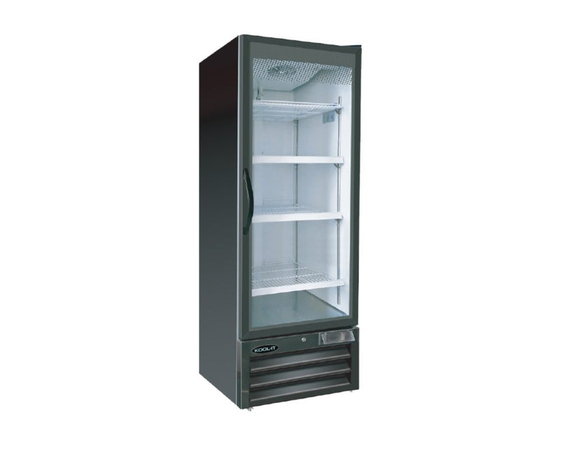 Kool-It KGR-26 27" Single Swing Glass Door Full Vision Display Refrigerator