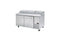 Kool-It Signature KPT-67-2 Double Door 67" Refrigerated Pizza Prep Table