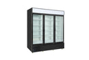 Kool-It KGM-75 78" Wide Triple Glass Door Display Refrigerator