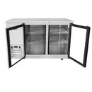 Atosa MBB59GGR 58″ Stainless Steel Double Glass Door Back Bar Cooler