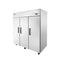 Atosa MBF8003GR 80" Top Mount Solid Triple Door Reach-In Freezer