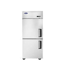 Atosa MBF8010GRL 28" Top Mount Solid Half 2-Door Reach-In Refrigerator -Left Hinged