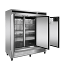 Atosa MCF8704GR 81"Wide Triple Swing Glass Door Merchandising Freezer