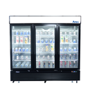 Atosa MCF8729GR 82" Wide Triple Glass Sliding Door Display Refrigerator