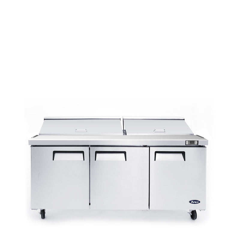 Atosa MSF8304GR Triple Door 72" Refrigerated Sandwich Prep Table