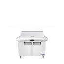 Atosa MSF8306GR Double Door 48" Refrigerated Mega Top Sandwich Prep Table