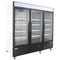 Nordic Air GFM-73C Triple Swing Glass Door 81" Wide Display Freezer