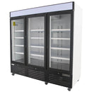 Nordic Air GRM-73C Triple Door 81" Wide Glass Display Refrigerator