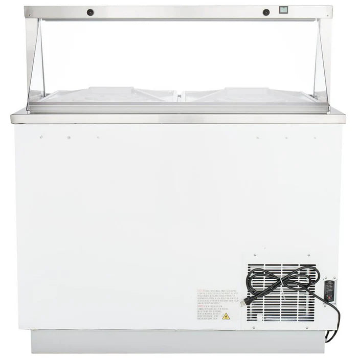 Duracold Commercial 47" Ice Cream Dipping Freezer - 8 Tub Capacity