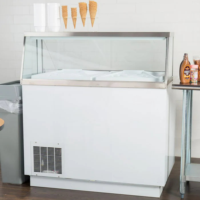 Duracold Commercial 47" Ice Cream Dipping Freezer - 8 Tub Capacity