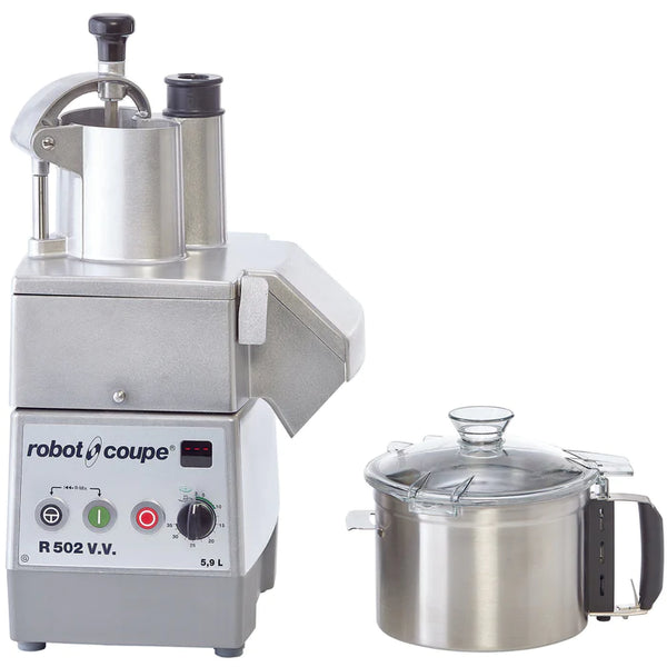 Robot Coupe R502VV Food Prep & Bowl Cutter Combo - 6.2Qt Capacity