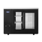 Atosa SBB48SGGRAUS2 48″ Black Shallow Depth Double Sliding Door Back Bar Cooler