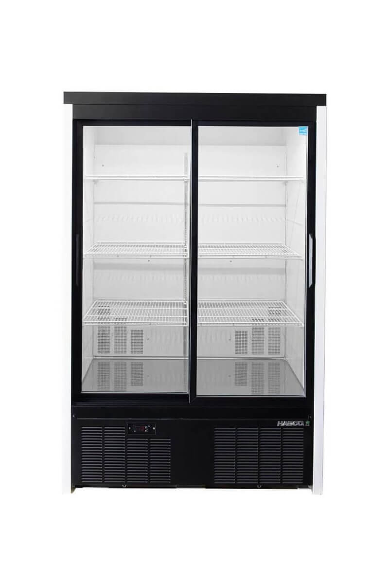 Habco SE40eHC 47.5" Double Sliding Glass Door Display Refrigerator