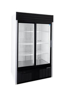 HABCO SE42HC 47.5" Double Sliding Glass Door Display Refrigerator