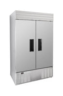 Habco SE46HCSX 47" Bottom Mount Double Solid Door Reach-In Refrigerator