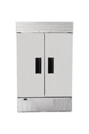 Habco SE46HCSX 47" Bottom Mount Double Solid Door Reach-In Refrigerator