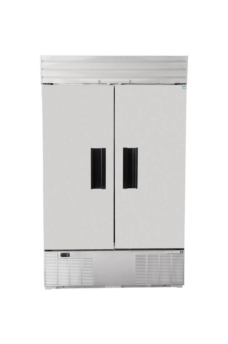 Habco SE46HCSX 47" Bottom Mount Double Solid Door Reach-In Refrigerator