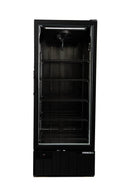 Habco SF28HCBATDM 30" Black Single Full Height Glass Door Display Merchandising Freezer