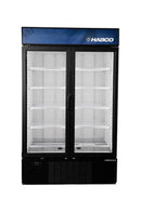 Habco SF46HCBXM 47" Bottom Mount Double Glass Door Merchandising Freezer