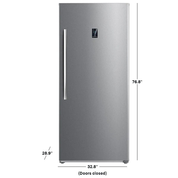 Maple Leaf 21 Cu.Ft Single Door Upright Freezer/Refrigerator with LED Display Frost Free