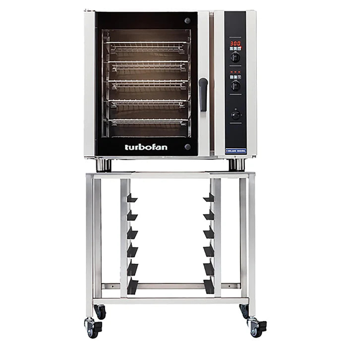 TurboFan E35 Series Digital Electric Convection Oven - 208V, Fits 6 Full Size Pans, Various Configurations