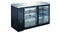 WindChill WC-UBB24-60G 61" Double Glass Door Back Bar Cooler - Swing & Sliding Door Options