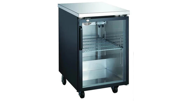 WindChill BB-3024G 24" Single Swing Glass Door Back Bar Cooler