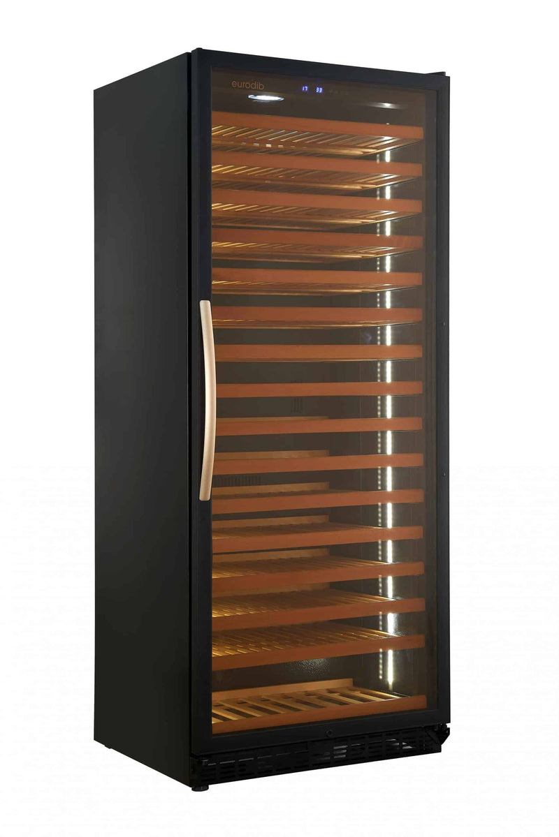 Eurodib USF328 Single/Dual Temperature Wine Cooler/Cabinet - 272 Bottle Capacity