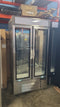 Windchill Double Glass Door 40 Wide Stainless Steel Freezer