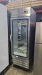 Windchill Single Glass Door 28 Wide Stainless Steel Freezer