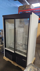 HABCO SE40EHC 47.5" Double Sliding Glass Door Refrigerator(Brand New Scratch And Dent)