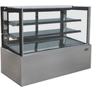 Kool-It KBF-60D 2 Tier 59" Flat Glass Dry Display Case