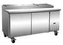 North Air NA-TPP67 Double Door 71" Refrigerated Pizza Prep Table