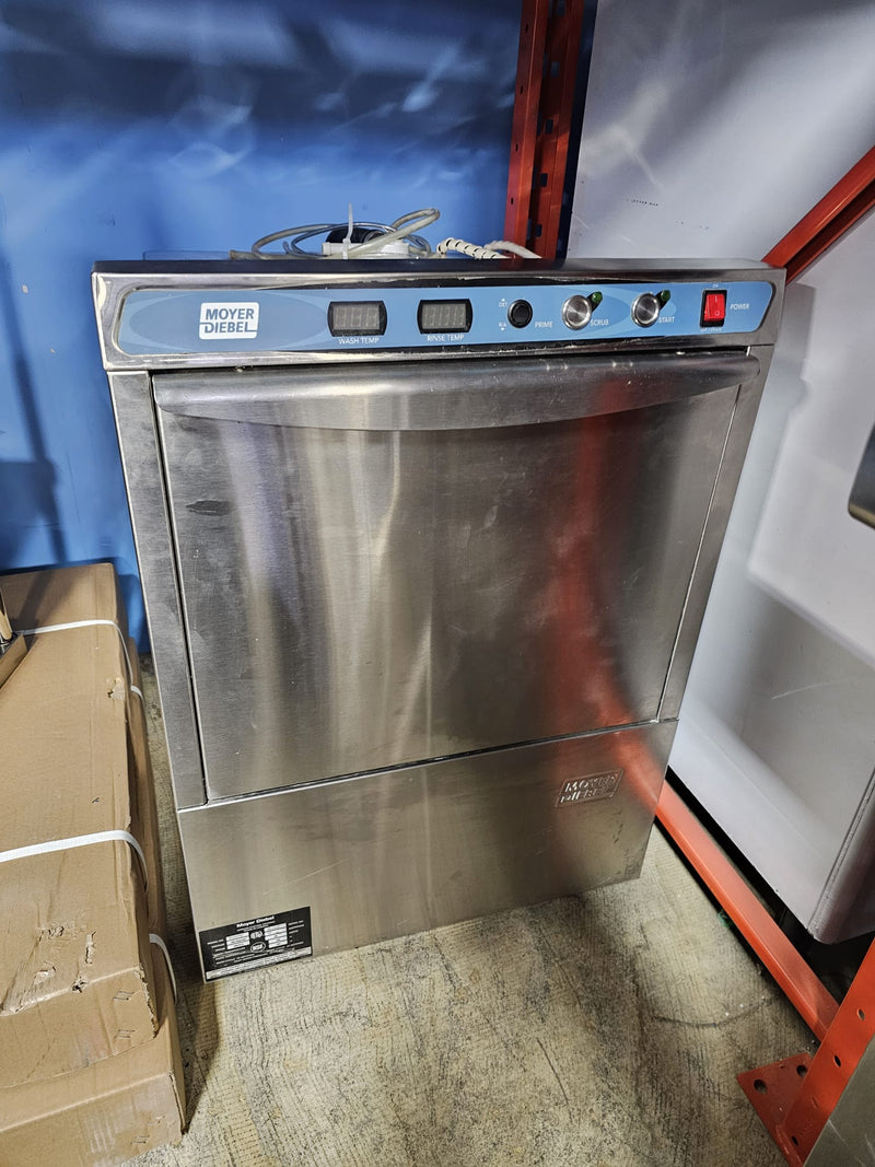 Used Moyer Diebel 501HT High Temperature Undercounter Dishwasher(25 Racks/Hour)- Free Delivery And Installation