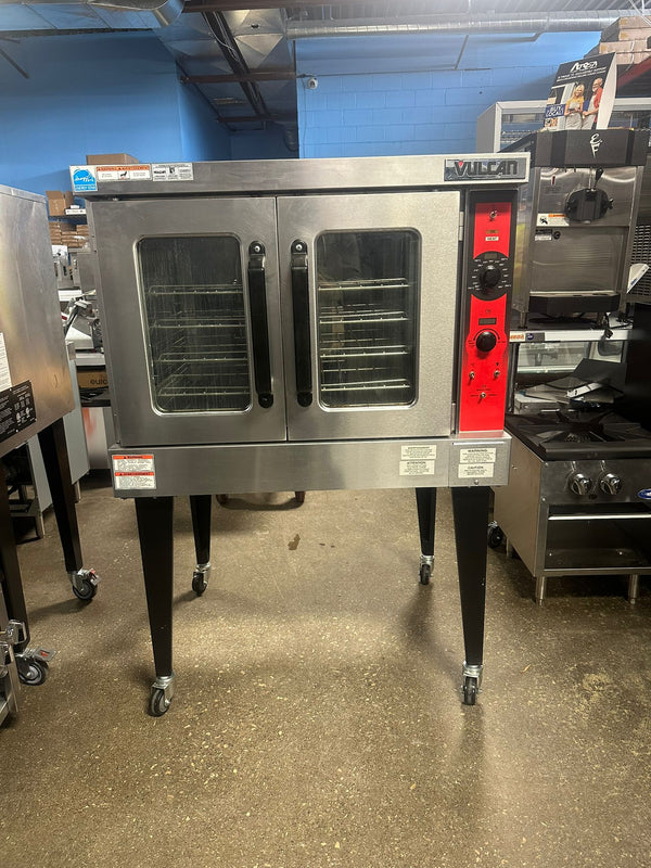 Used Vulcan VC5ED 5 Full Size Pan Electric Convection Oven- Single Phase,Mint Condition