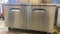 Used 60" Wide Double Door Undercounter Freezer/Prep Table