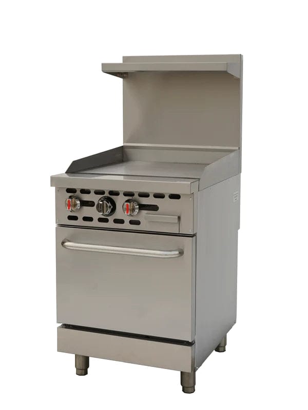 Blue Flame RGR-24TG Commercial 24" THERMOSTATIC Griddle With Stove Top Oven