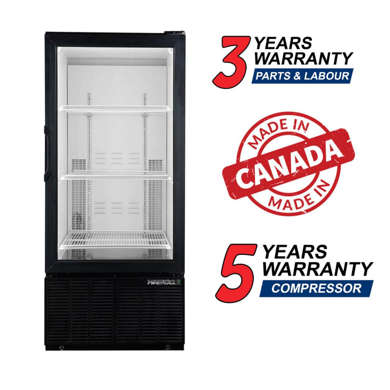 Habco ESM10HC 24" Single Glass Door Merchandising Refrigerator