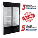 HABCO SE42HC 47.5" Double Sliding Glass Door Display Refrigerator