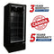 Habco SF28HCBATDM 30" Black Single Full Height Glass Door Display Merchandising Freezer