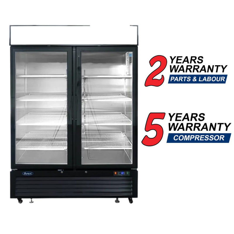 Atosa MCF8721ES Double Door 54" Wide Display Freezer