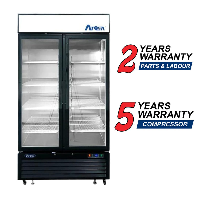 Atosa MCF8733GR Double Door 40" Wide Display Refrigerator