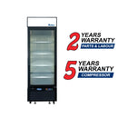 Atosa MCF8725GR Single Door 24" Wide Glass Display Refrigerator