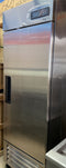 Used Stainless Steel Single Solid Door 27" Wide Reach-in Freezer(Mint Condition)