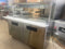 Used 60" Wide Mega Top Double Door Refrigerated Sandwich Prep Table With Sneeze Guard