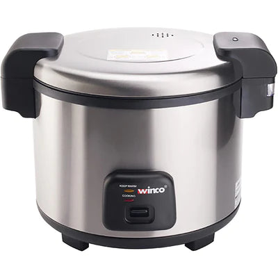 Winco RC-S301 Advanced Electric 60 Cup Rice Cooker/Warmer with Hinged Cover