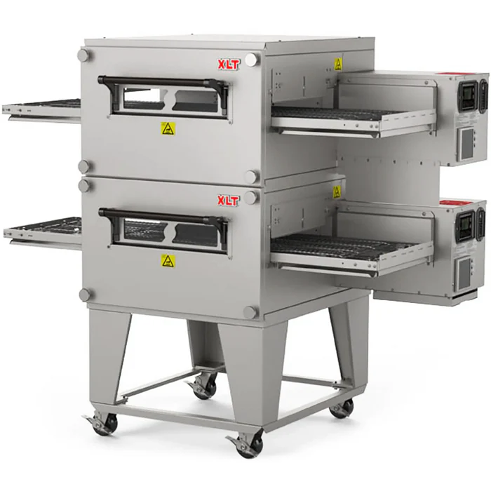 XLT 1832 Series Compact NG/LP/Electric Single Conveyor Oven - 18" Wide Conveyor, 32" Long Cooking Chamber - Various Configurations