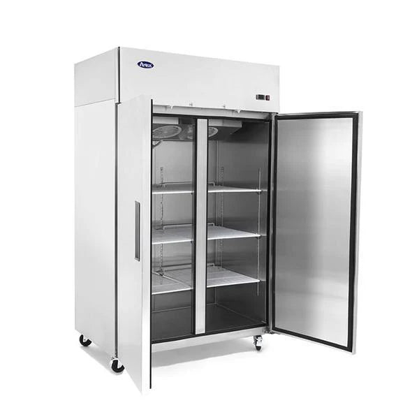 Atosa MBF8002GR 51" Top Mount Solid Double Door Reach-In Freezer